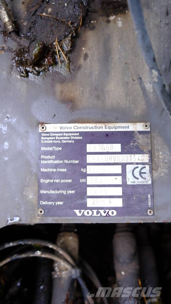 Volvo EW 160 B حفارات بعجل