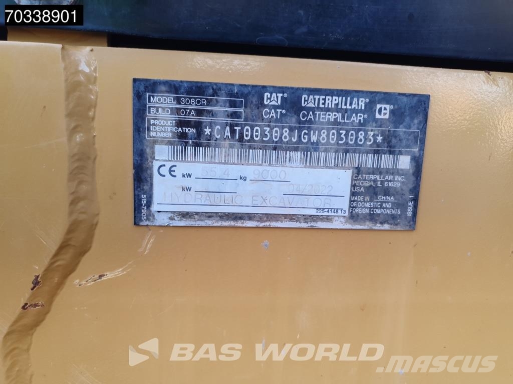 CAT 308 C R Minigraafmachines < 7t