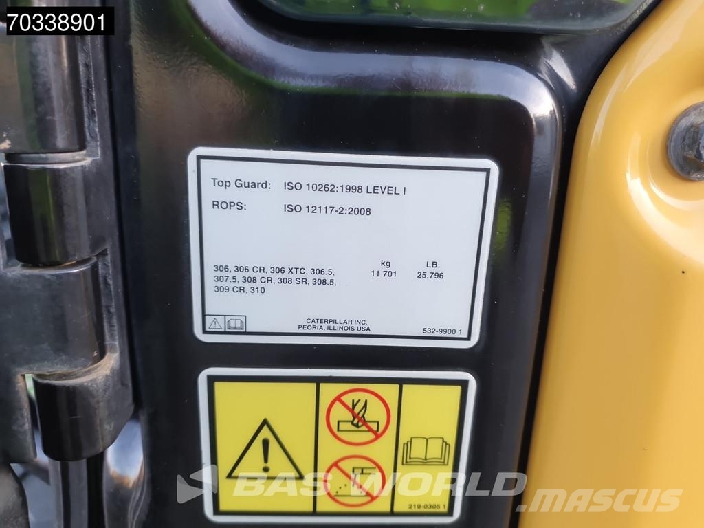 CAT 308 C R Minigraafmachines < 7t