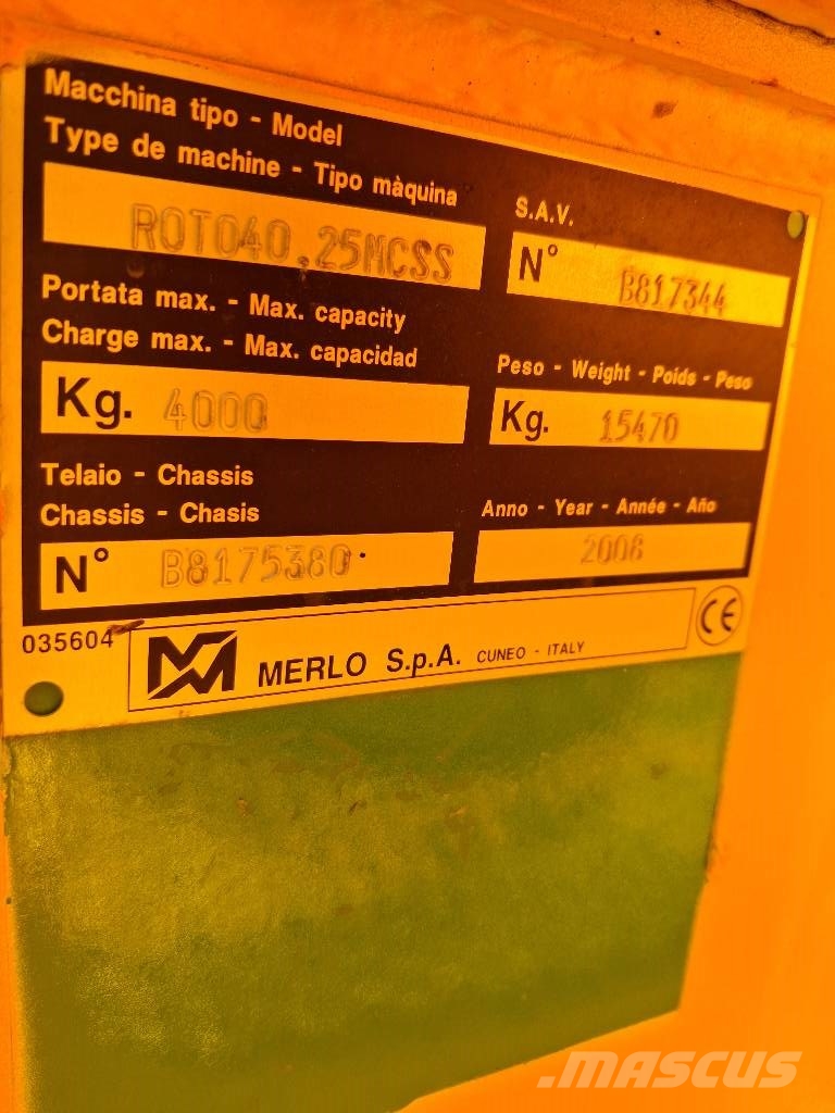 Merlo Roto 40.25 MCSS Carretillas telescópicas