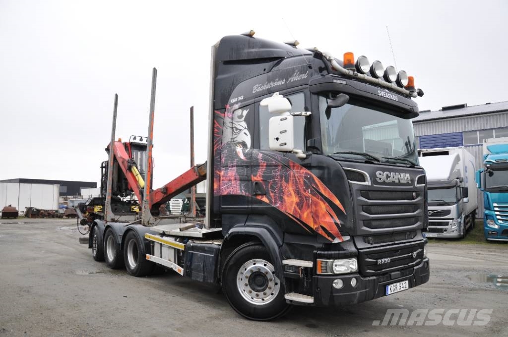 Scania R730 LB8X4 4HNB Euro 6 Transportes de madera