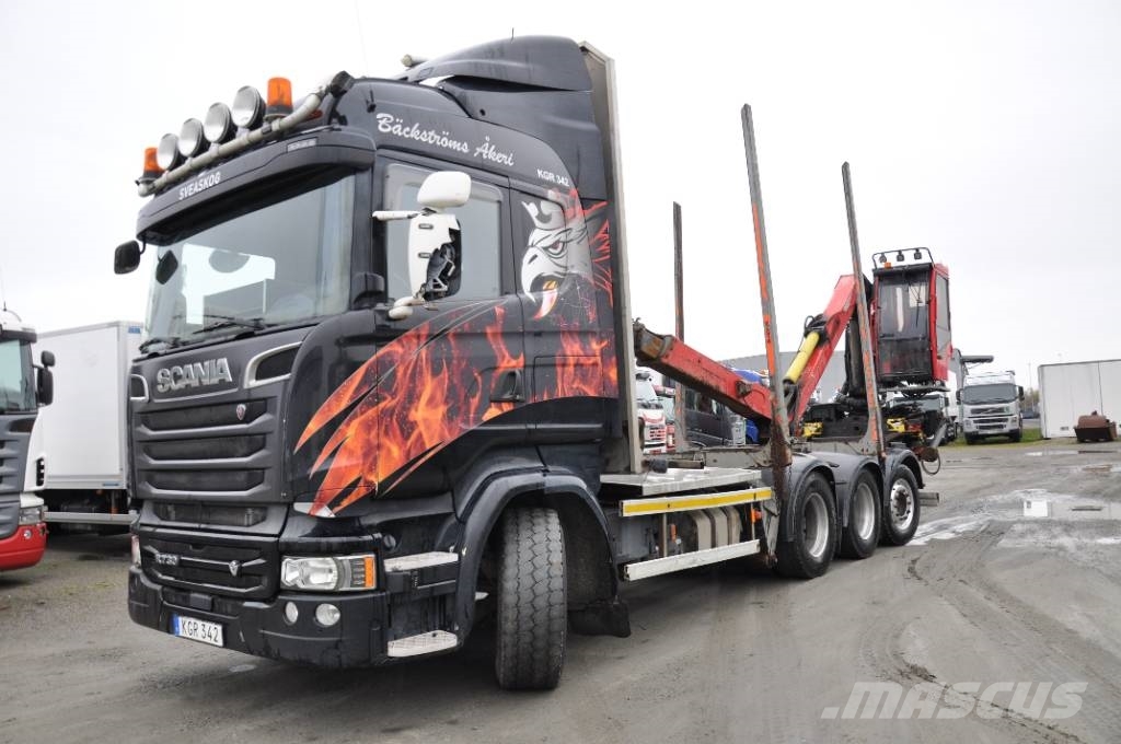 Scania R730 LB8X4 4HNB Euro 6 Transportes de madera