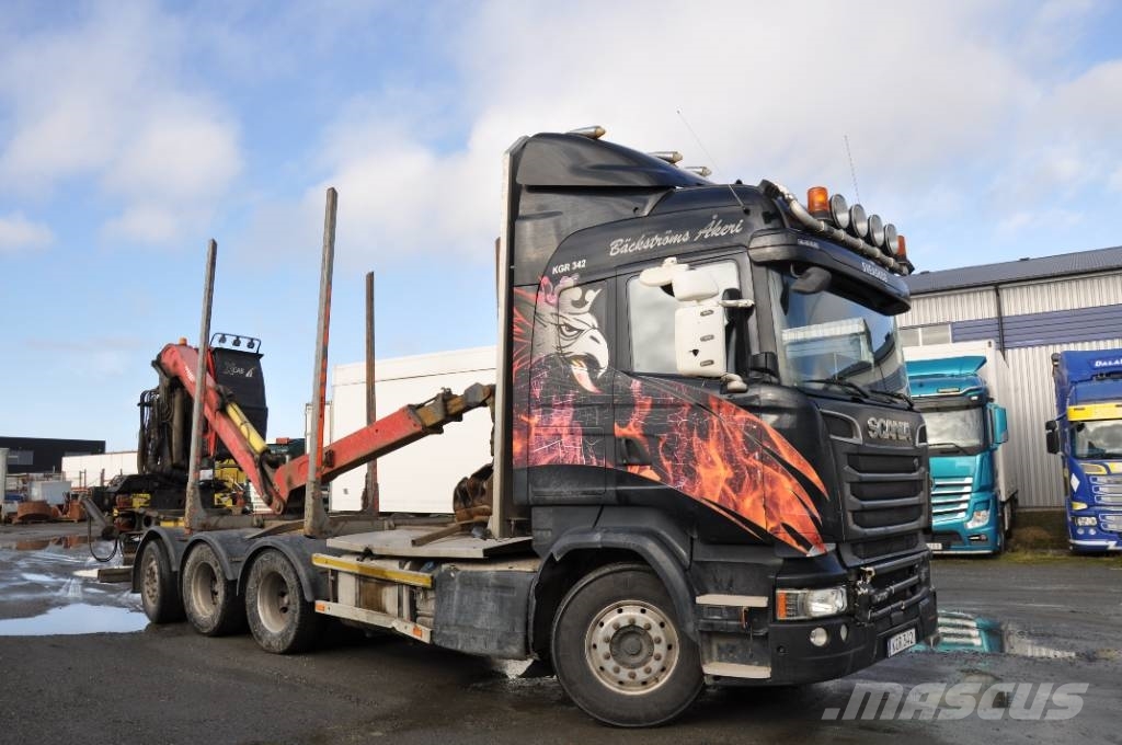 Scania R730 LB8X4 4HNB Euro 6 Transportes de madera