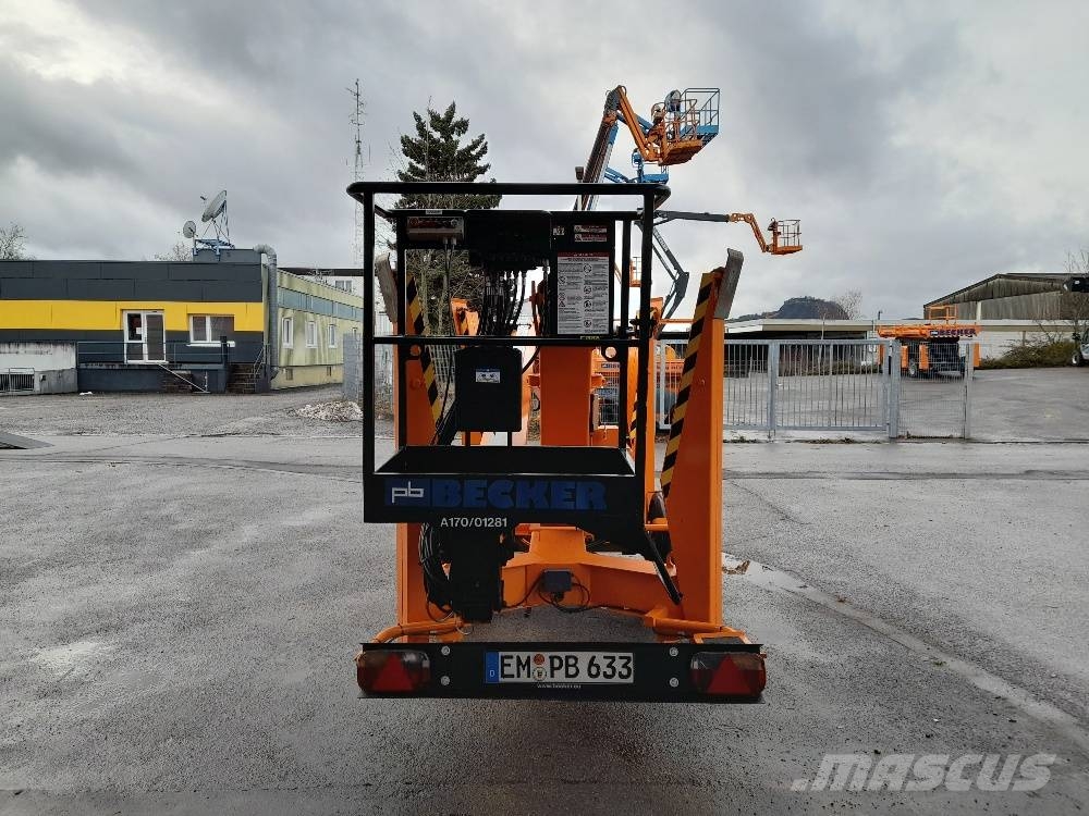Niftylift 170 H (01281) Εναέριες πλατφόρμες τοποθετημένες σε ρυμούλκα