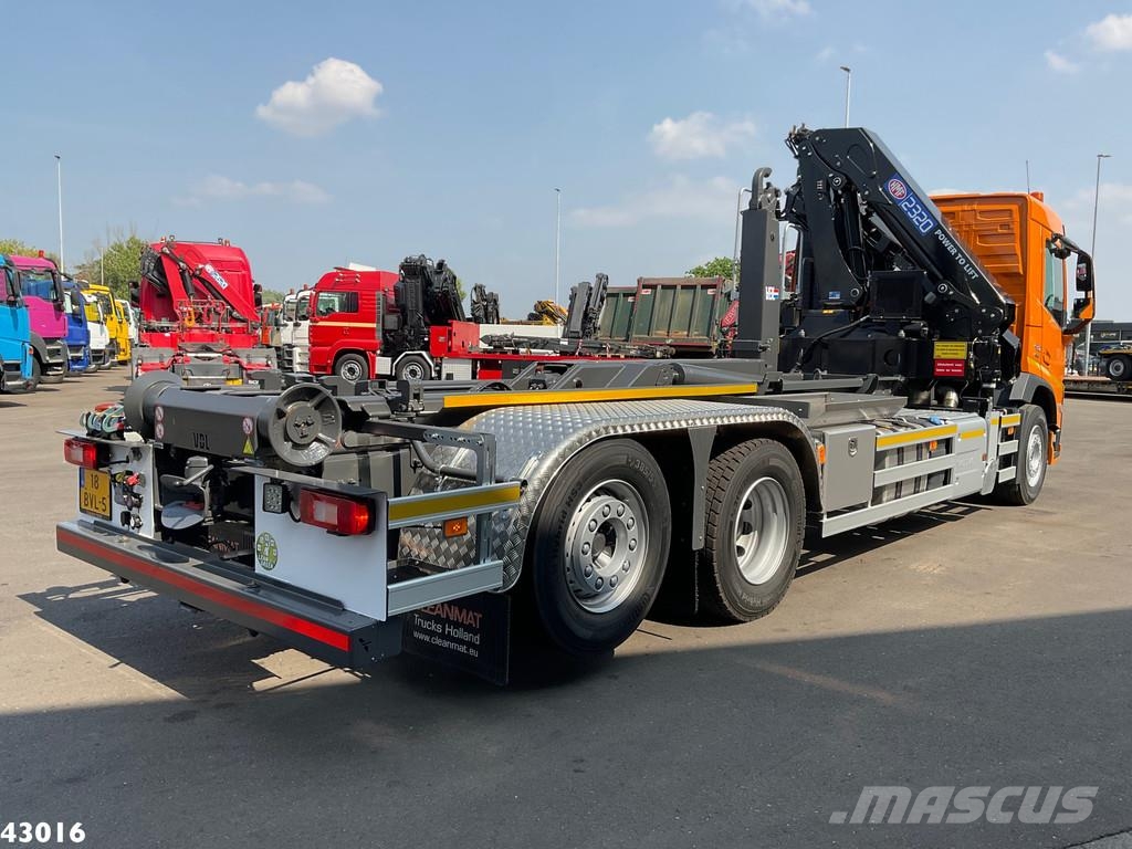 Volvo FM 430 HMF 23 Tonmeter laadkraan Welvaarts laadkra Lastväxlare/Krokbilar