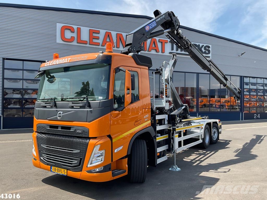 Volvo FM 430 HMF 23 Tonmeter laadkraan Welvaarts laadkra Lastväxlare/Krokbilar