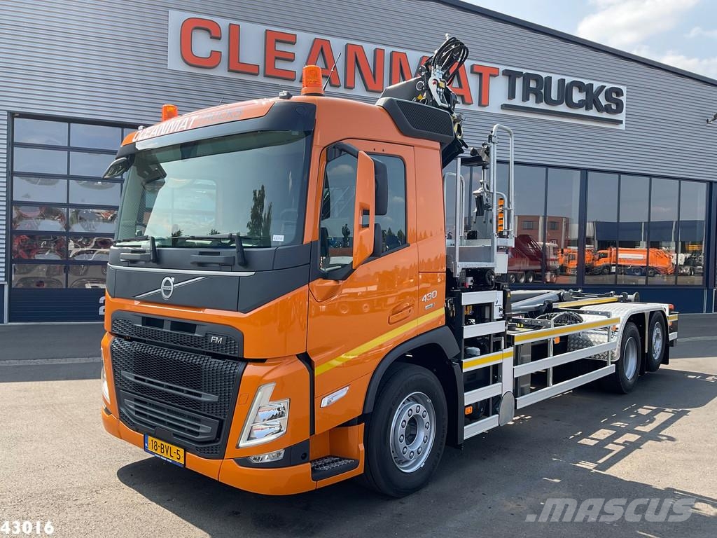 Volvo FM 430 HMF 23 Tonmeter laadkraan Welvaarts laadkra Lastväxlare/Krokbilar