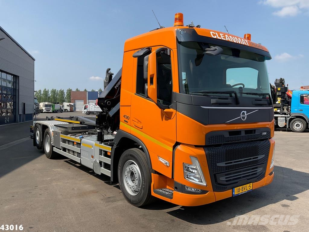 Volvo FM 430 HMF 23 Tonmeter laadkraan Welvaarts laadkra Lastväxlare/Krokbilar