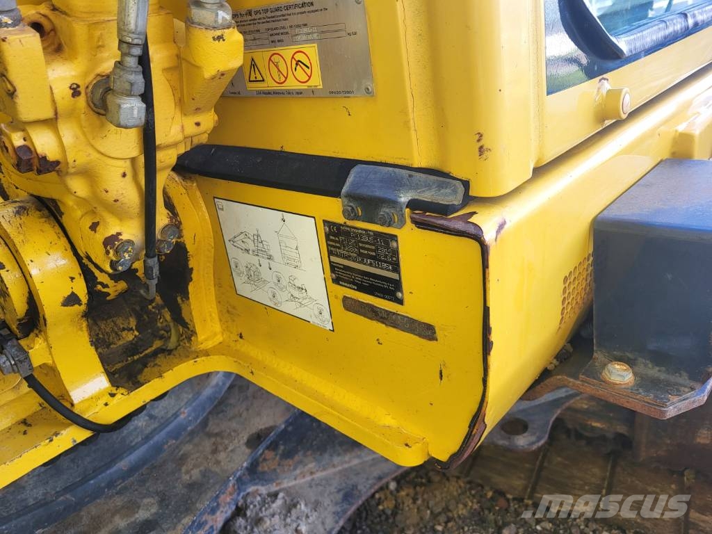 Komatsu PC138US-11 Roomikekskavaatorid