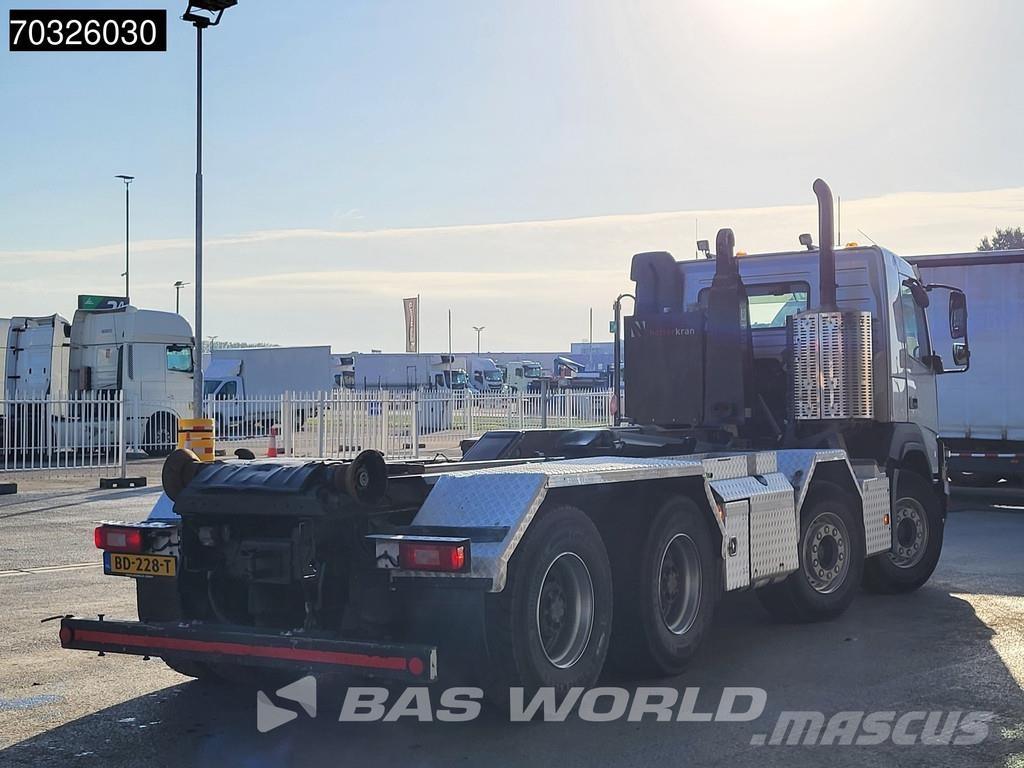 Volvo FMX 460 8X4 HIAB XR21Z59 Containers system Big-Axl شاحنات الرافعات الخطافية