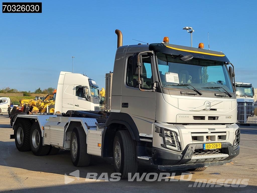 Volvo FMX 460 8X4 HIAB XR21Z59 Containers system Big-Axl شاحنات الرافعات الخطافية