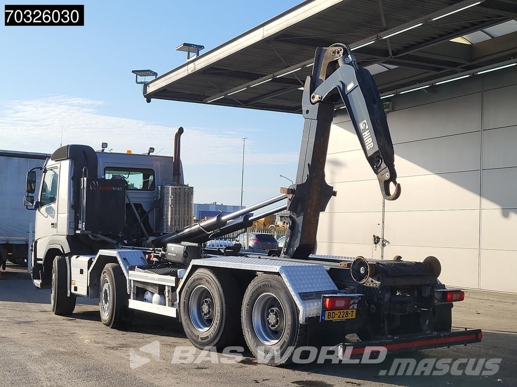 Volvo FMX 460 8X4 HIAB XR21Z59 Containers system Big-Axl شاحنات الرافعات الخطافية