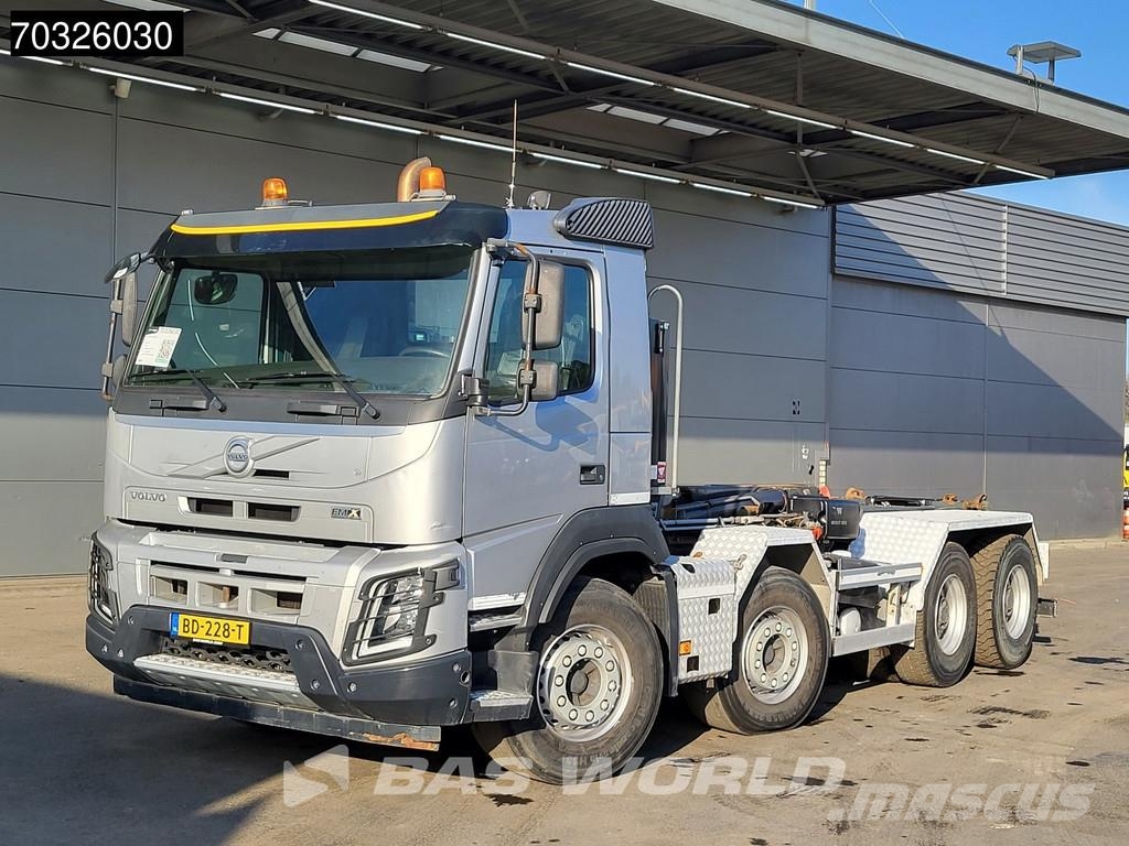 Volvo FMX 460 8X4 HIAB XR21Z59 Containers system Big-Axl شاحنات الرافعات الخطافية