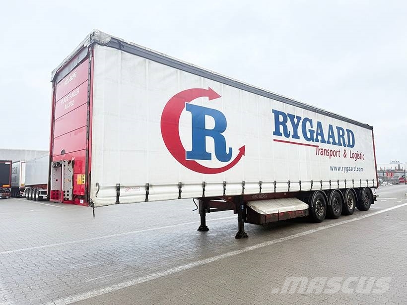 Kel-Berg Curtainsider / Planenauflieger Semirremolques de caja de lona