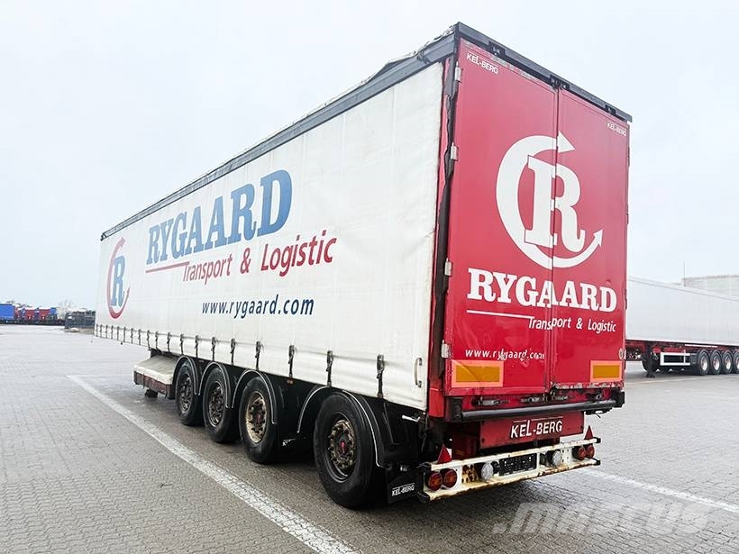 Kel-Berg Curtainsider / Planenauflieger Semirremolques de caja de lona