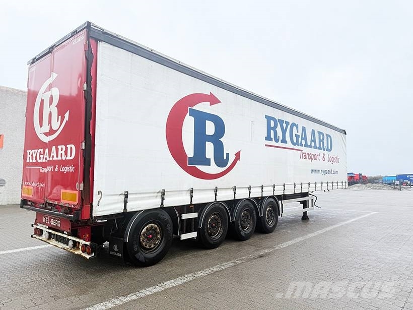 Kel-Berg Curtainsider / Planenauflieger Semirremolques de caja de lona