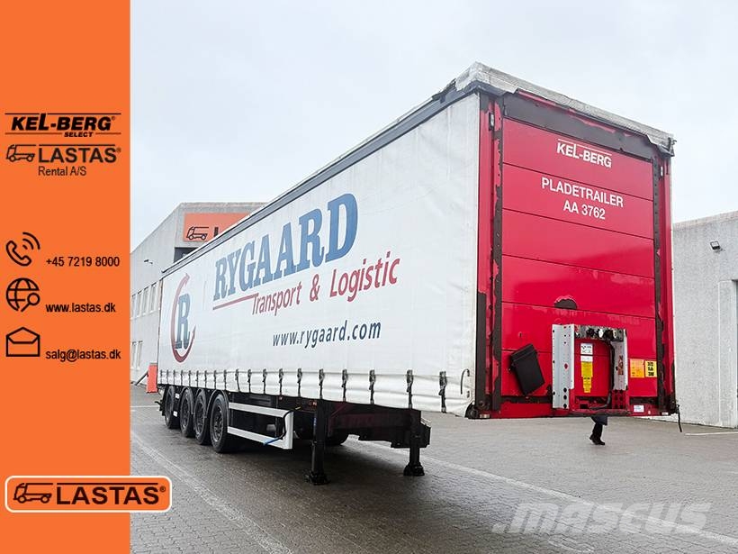 Kel-Berg Curtainsider / Planenauflieger Semirremolques de caja de lona