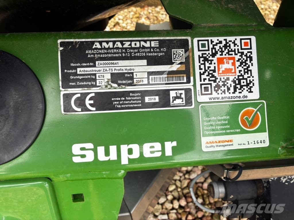 Amazone ZA-TS 3200 Διαστρωτήρες ανοργάνων