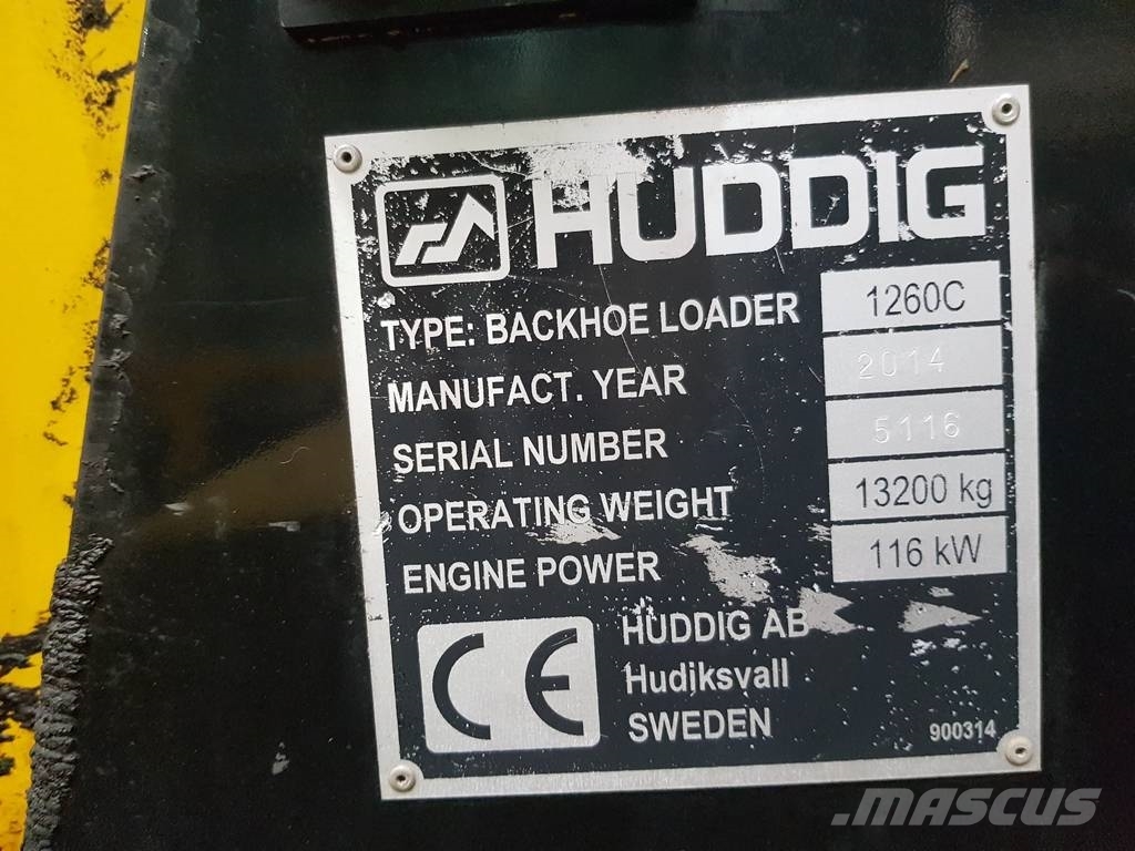 Huddig 1260C 反鏟裝載機