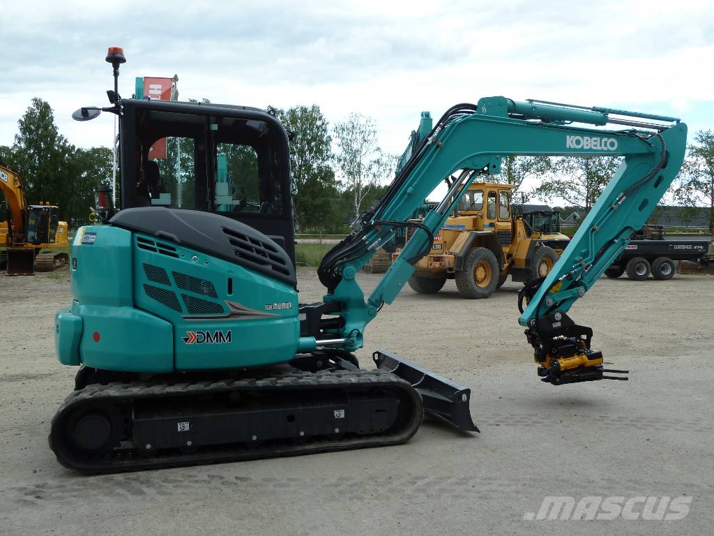 Kobelco SK58SRX-7E / Engcon EC206 m. grip, C-smörj 小型挖土機/掘鑿機<7t(小型挖掘機)