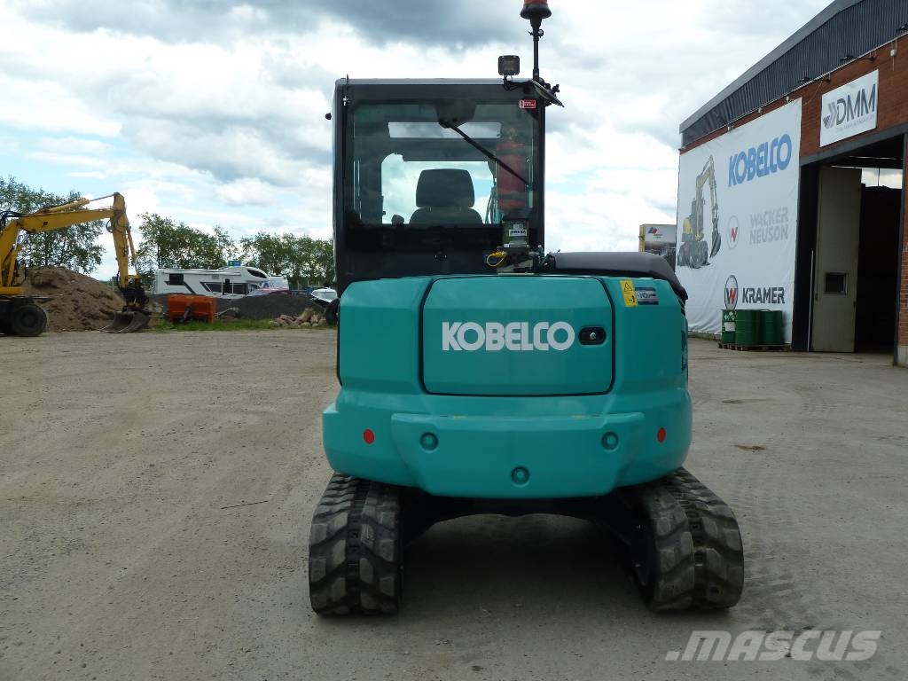 Kobelco SK58SRX-7E / Engcon EC206 m. grip, C-smörj 小型挖土機/掘鑿機<7t(小型挖掘機)