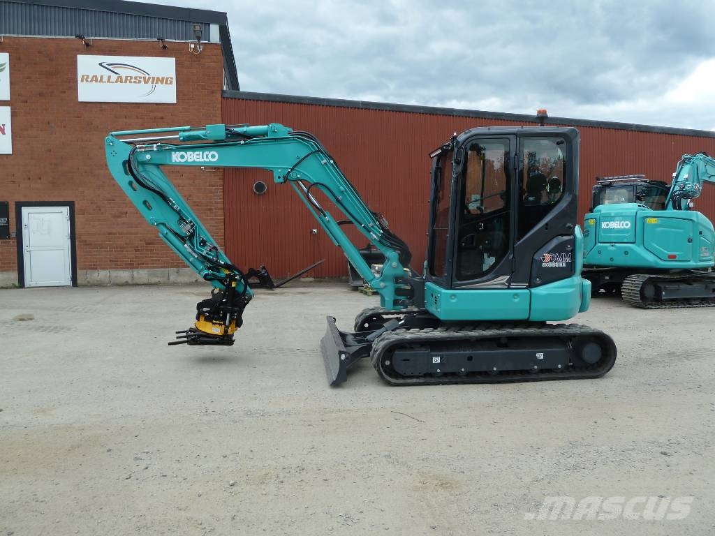 Kobelco SK58SRX-7E / Engcon EC206 m. grip, C-smörj 小型挖土機/掘鑿機<7t(小型挖掘機)
