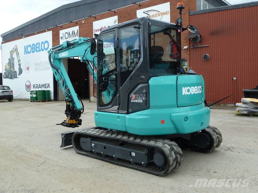 Kobelco SK58SRX-7E / Engcon EC206 m. grip, C-smörj 小型挖土機/掘鑿機<7t(小型挖掘機)