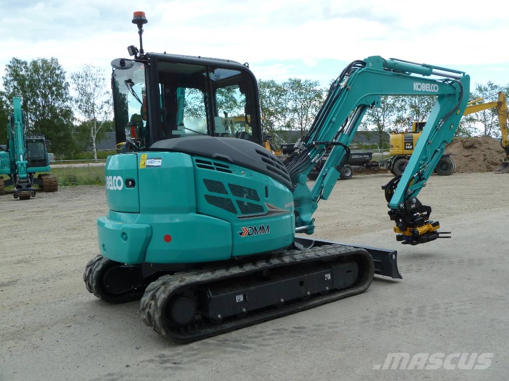 Kobelco SK58SRX-7E / Engcon EC206 m. grip, C-smörj 小型挖土機/掘鑿機<7t(小型挖掘機)