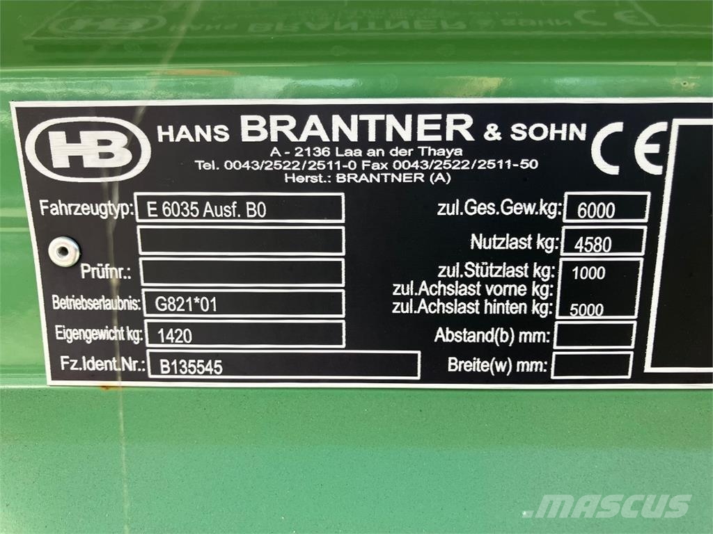 Brantner E 6030 Balenwagens