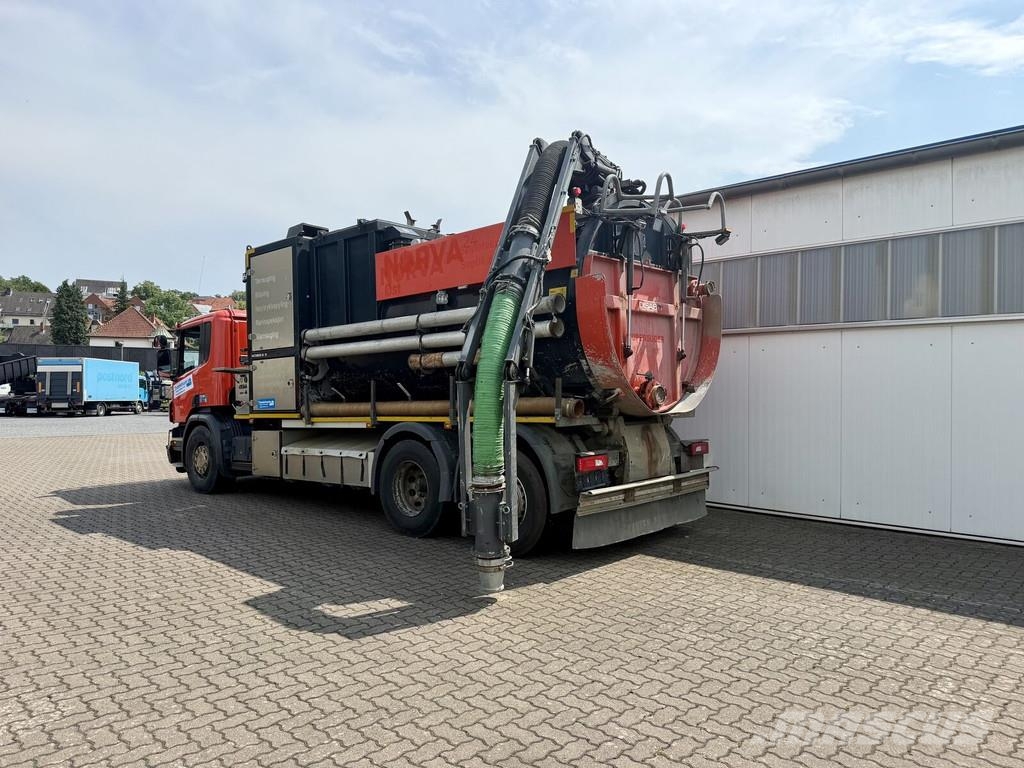 Scania P 450 6x2 mit DISAB Trockensauger mit Saugrüssel B 特种挖掘机