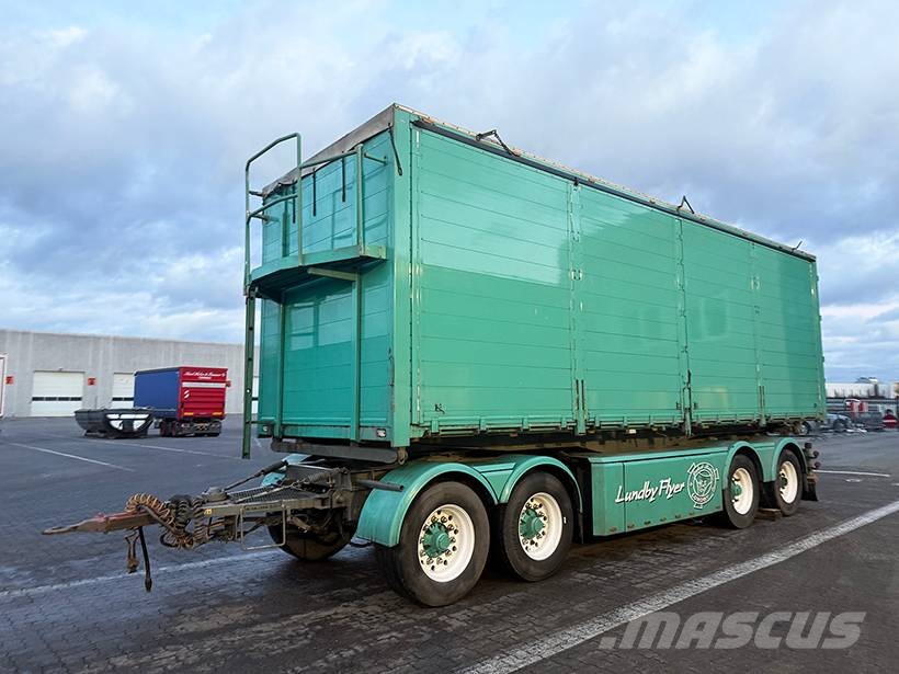 SVF 4 axle Tipper / Alukastenmulde Kipper Anhänger Flatbed çekiciler