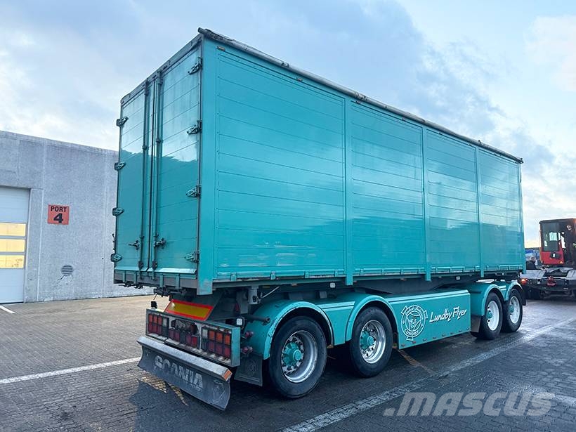 SVF 4 axle Tipper / Alukastenmulde Kipper Anhänger Flatbed çekiciler