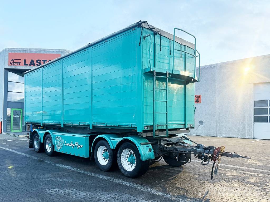 SVF 4 axle Tipper / Alukastenmulde Kipper Anhänger Flatbed çekiciler