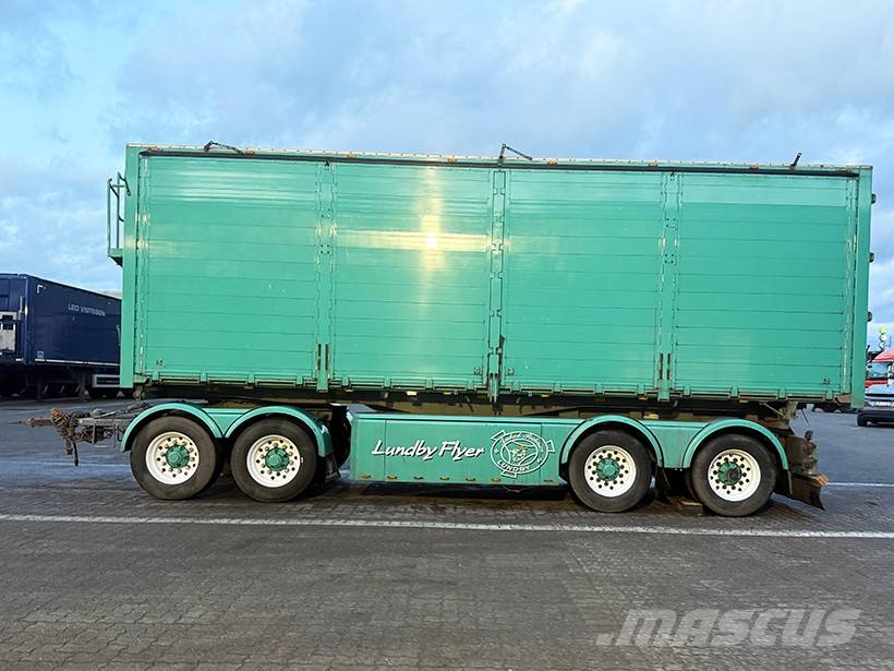 SVF 4 axle Tipper / Alukastenmulde Kipper Anhänger Flatbed çekiciler