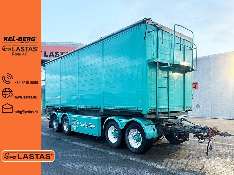 SVF 4 axle Tipper / Alukastenmulde Kipper Anhänger Flatbed çekiciler
