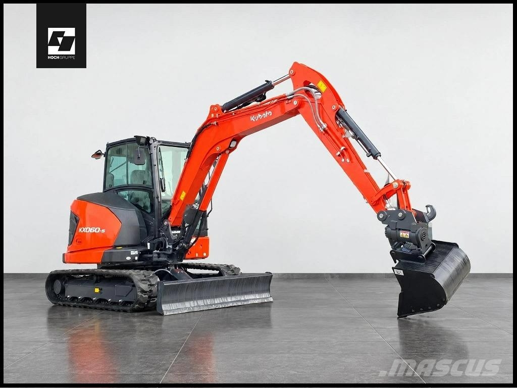 Kubota KX060-5 KGLS2F Power-Tilt KLIMA Kamera wie U56 ミニ油圧ショベル 7t以下(ミニユンボ・ミニディガー)