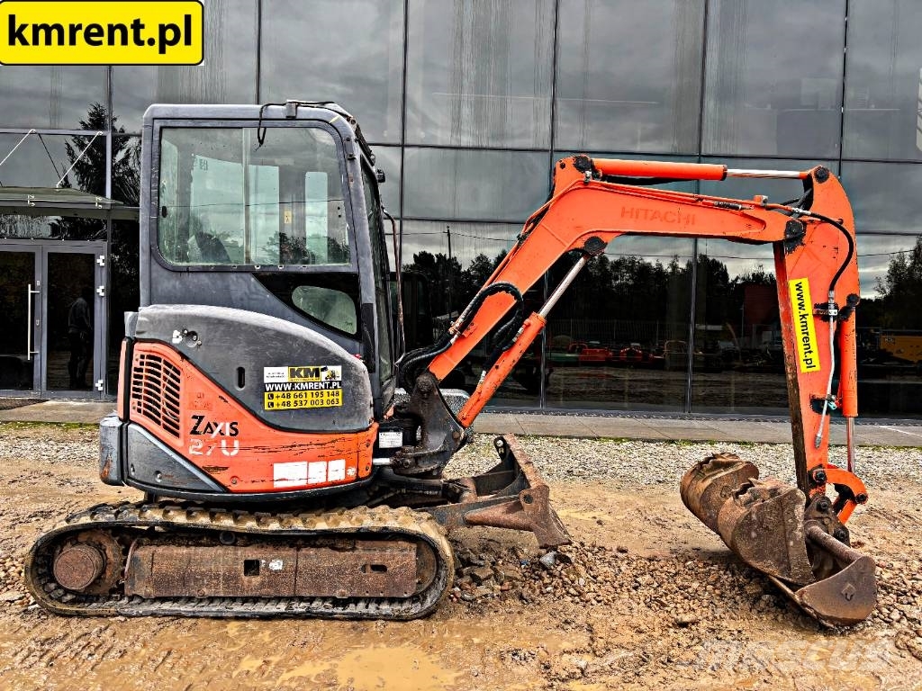 日立建機 ZX 27 U-2 MINI-KOPARKA 2009R. | JXB 8025 8, 2009, Milicz