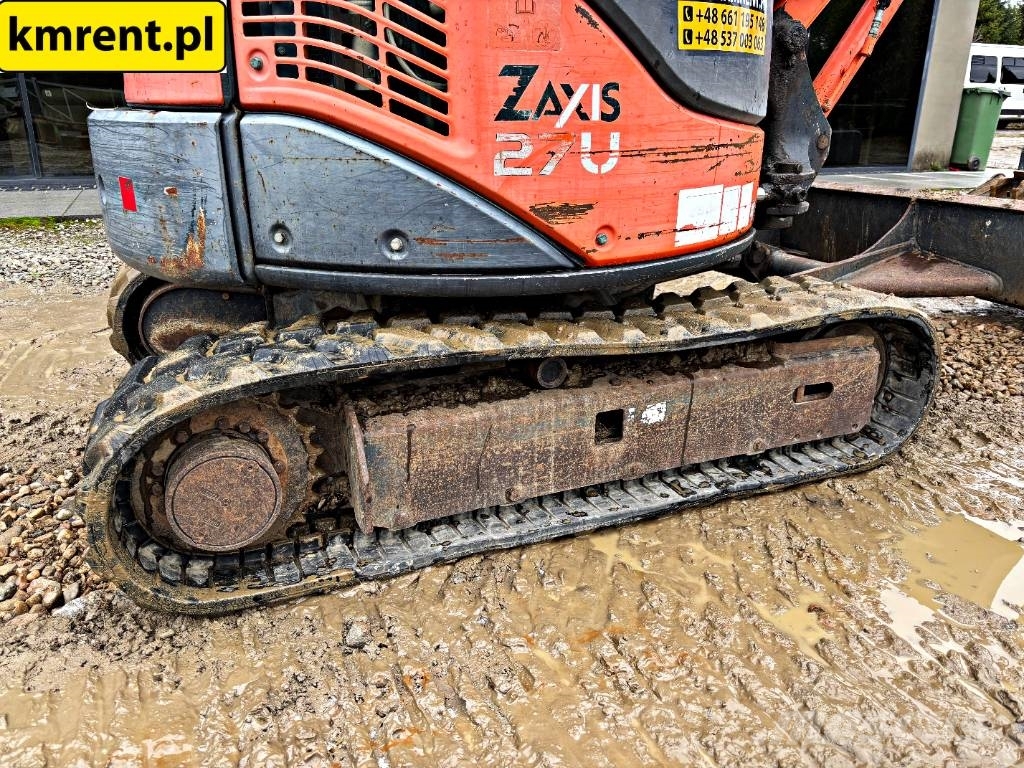 Hitachi ZX 27 U-2 MINI-KOPARKA 2009R. | JXB 8025 8 Minibagger < 7t
