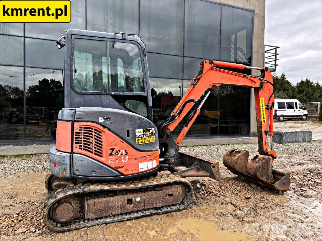 Hitachi ZX 27 U-2 MINI-KOPARKA 2009R. | JXB 8025 8 Minibagger < 7t