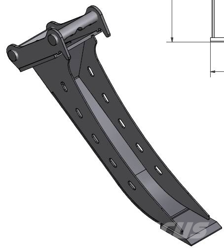 Cseri Kabellöffel Tieflöffel MS01 für Kabelbau Excavator