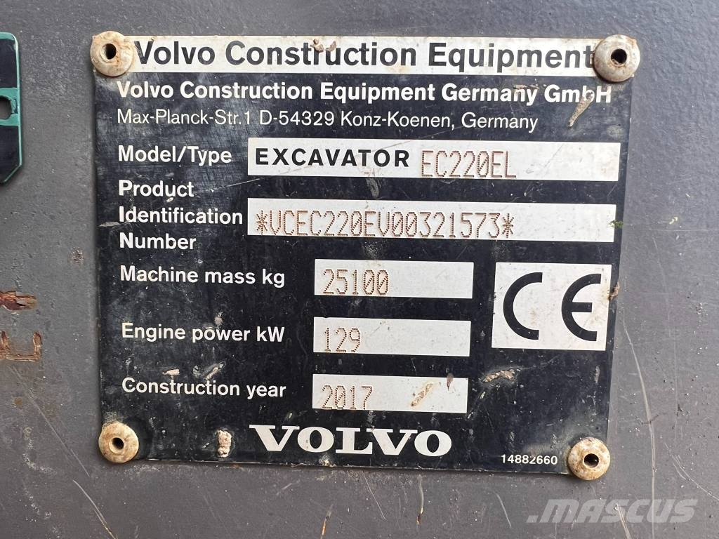 Volvo EC 220 EL Excavadoras de cadenas