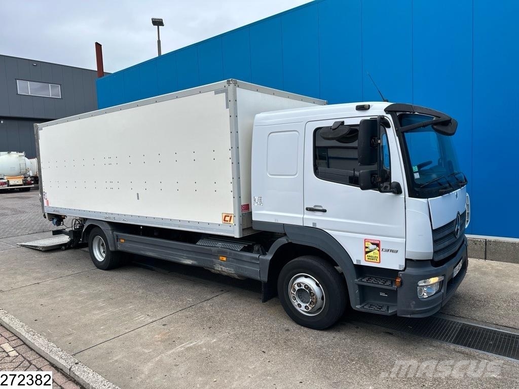 Mercedes-Benz Atego 1318 EURO 6, Palfinger Bakwagens met gesloten opbouw