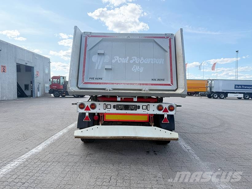Kel-Berg Tipper / Alukastenmulde Kipper 37m3 Semirremolques de volteo