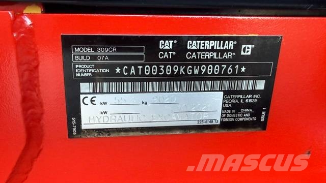 CAT 309 CR حفارات وسط 7 طن - 12 طن