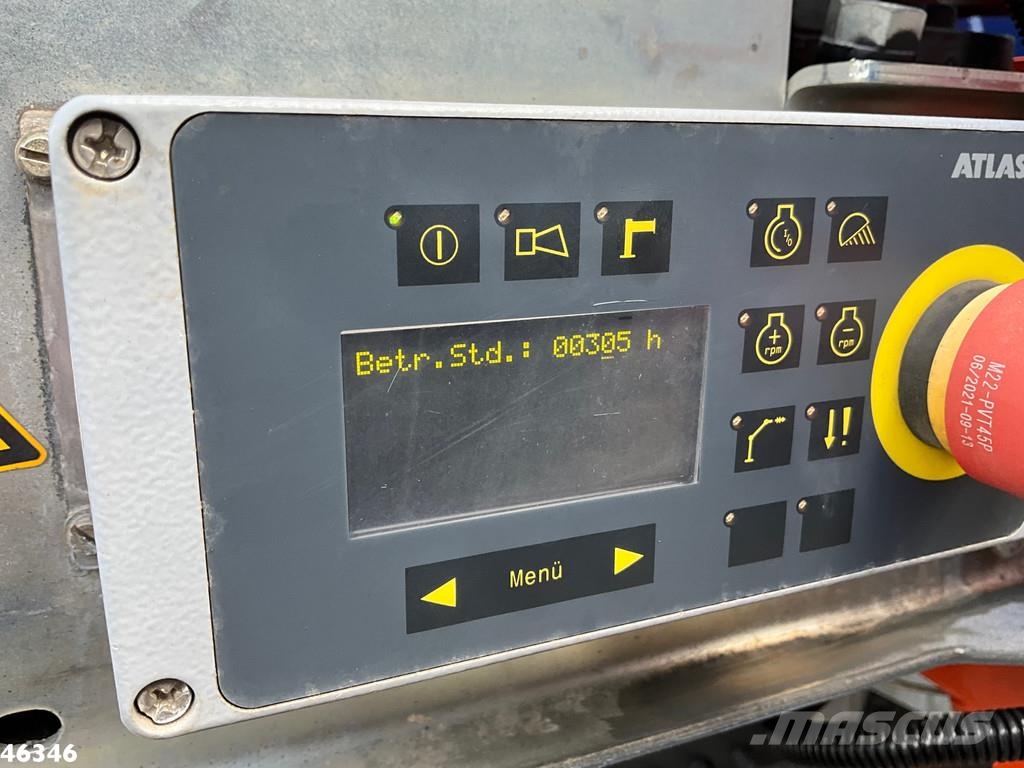 Mercedes-Benz Atego 1524 Euro 6 Atlas 10 Tonmeter laadkraan Just Camiones bañeras basculantes o volquetes