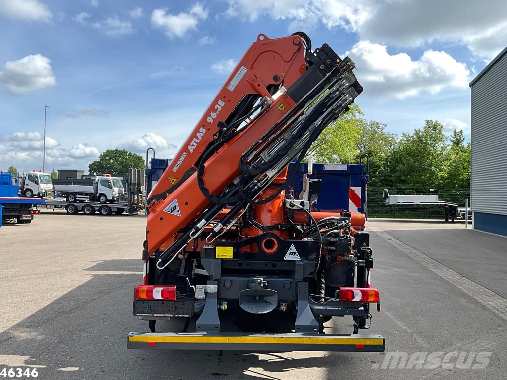 Mercedes-Benz Atego 1524 Euro 6 Atlas 10 Tonmeter laadkraan Just Camiones bañeras basculantes o volquetes