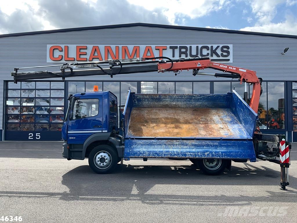 Mercedes-Benz Atego 1524 Euro 6 Atlas 10 Tonmeter laadkraan Just 傾卸式卡車