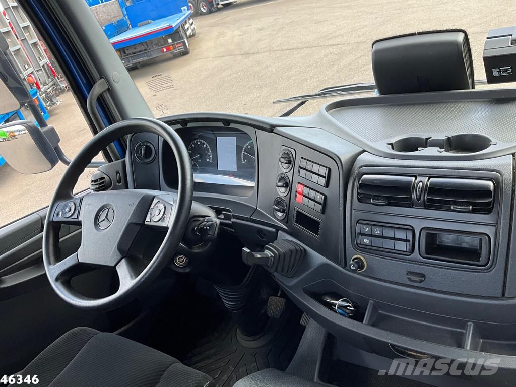 Mercedes-Benz Atego 1524 Euro 6 Atlas 10 Tonmeter laadkraan Just Camiones bañeras basculantes o volquetes