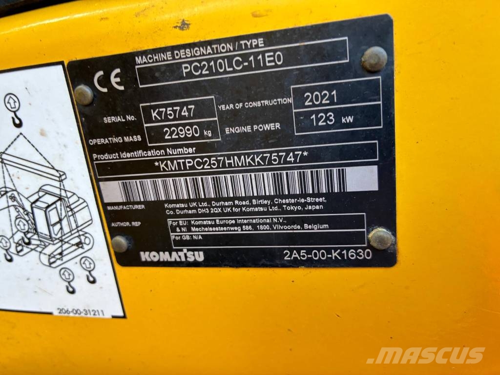 Komatsu PC 210 LC-11 Εκσκαφείς με ερπύστριες