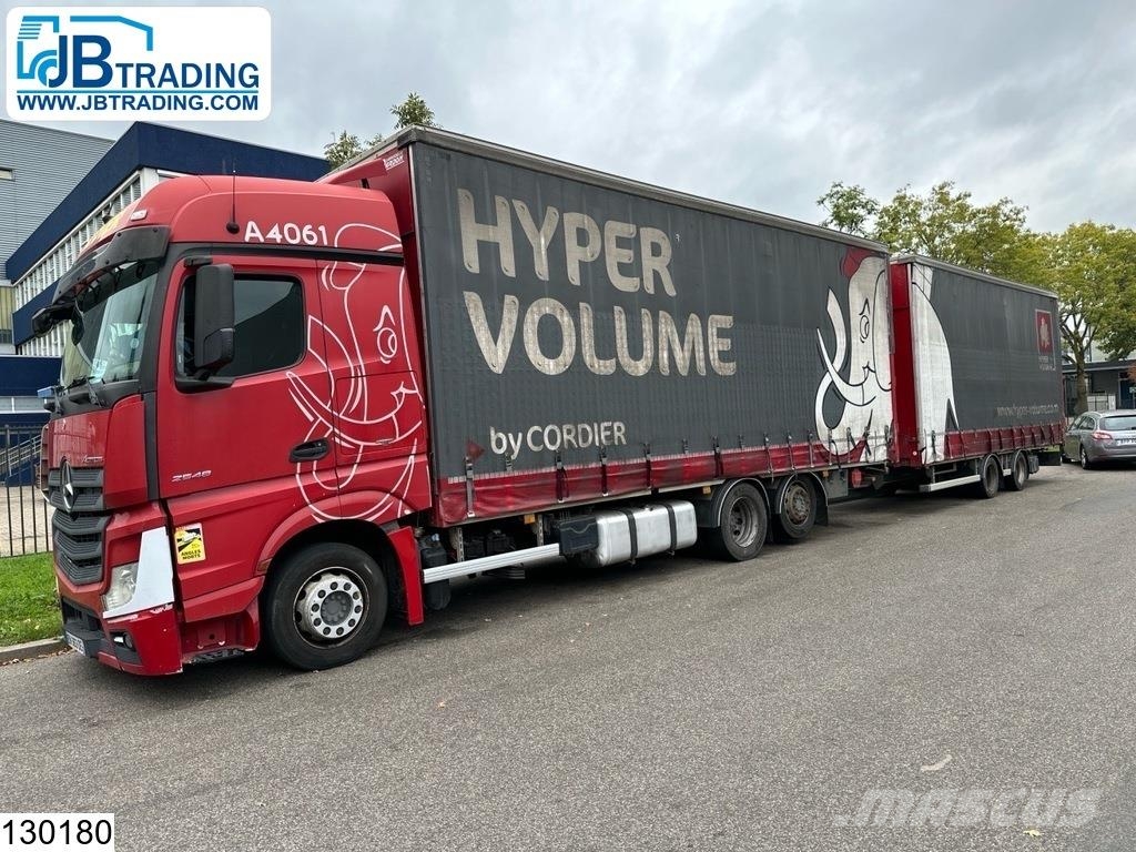 Mercedes-Benz Actros 2548 EURO 6, 6x2, Lift roof, Combi Schuifzeilopbouw